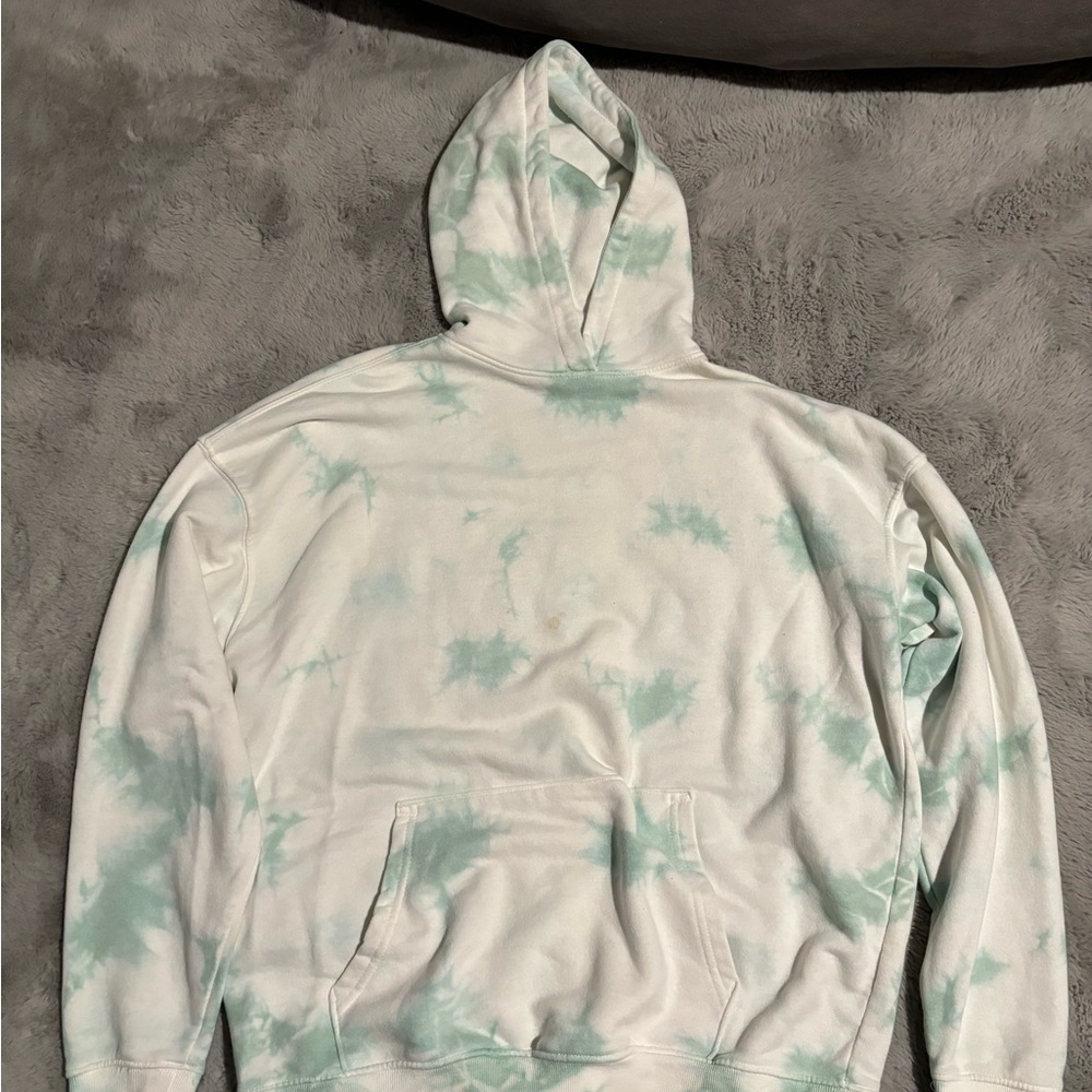 no boundaries blue and white hoodie
